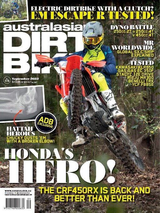 Cover image for Australasian Dirt Bike Magazine